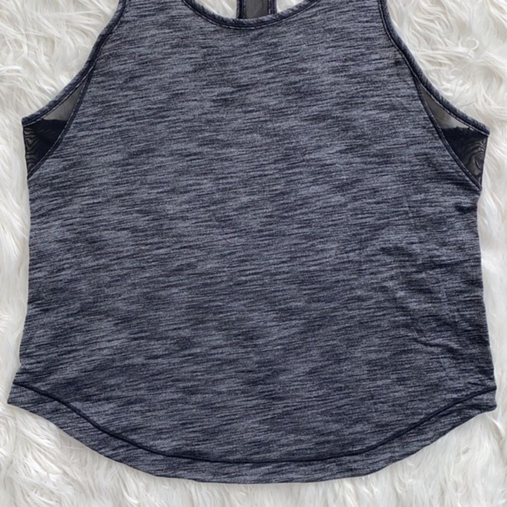 Lululemon | Gray Mesh Back Tank Top - Picture 5 of 14